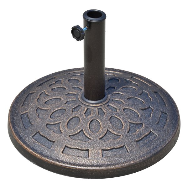 Parasolvoet - Bronzen - Duurzaam - 14 kg, passend - Bruin