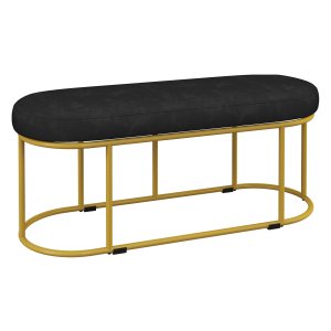 Bankbed – LuxeLiving - Gestoffeerd – Fluweel - Blauw