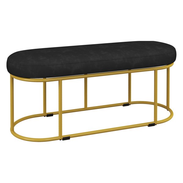 Bankbed – LuxeLiving - Gestoffeerd – Fluweel - Blauw