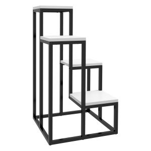 Plantenrek - Stijlvol Design - 4 Niveaus - Wit