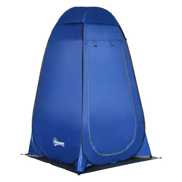 Tent - Draagbare douche/toilet - Mobiele kleedkamer - Blauw
