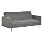 Slaapbank - ComfortHome - Verstelbare hoek - Vintage eucalyptus - Grijs