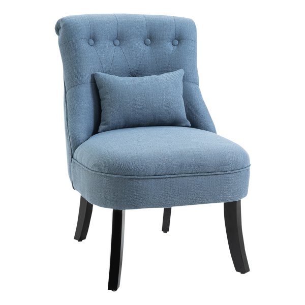 Leunstoel - RelaxDesign - Ontspanningsfunctie - Verhoogde voetensteun - Blauw
