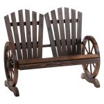Tuinbank - Rustique Living - Massief hout - Donkerbruin