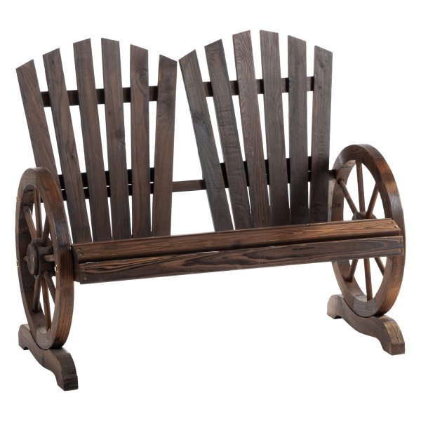 Tuinbank - Rustique Living - Massief hout - Donkerbruin
