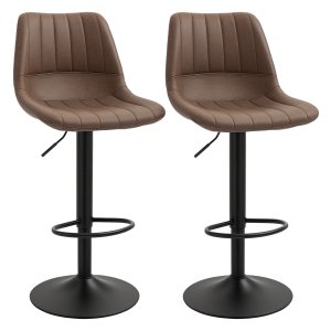 Barstoel - Trendy Wonen - Verstelbaar - Comfortabel - Bruin