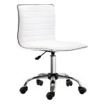 Kappersstoel - SalonPro - Verstelbare hoogte - Rugleuning - Wit