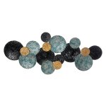 Wandsculptuur - Stijlvolle Woondecoratie - Modern & Uniek - Goud/Zwart