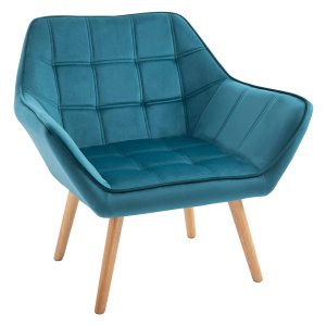 Fauteuil - Scandinavisch Groen - Verstelbare voetensteun - Comfortabel