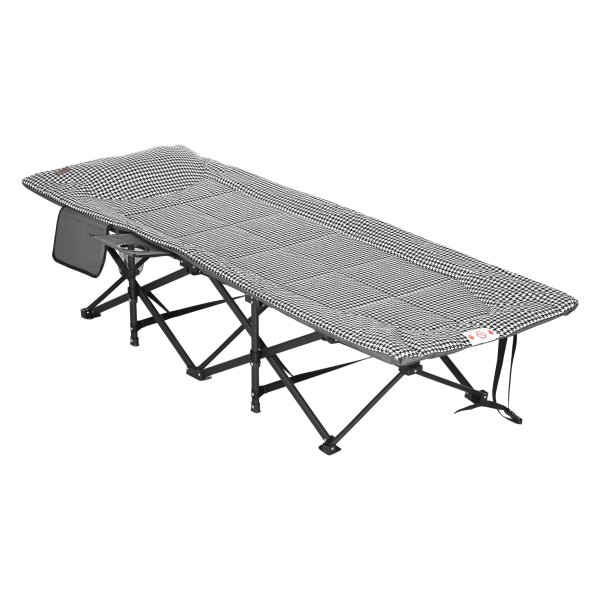 Vouwbed - OutdoorGear - Draagtas - Becherhouder - Zwart