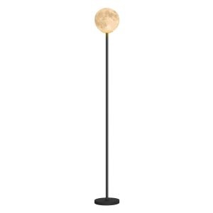 Verlichting - Staande lamp - Mond-look - Voetschakelaar - Zwart