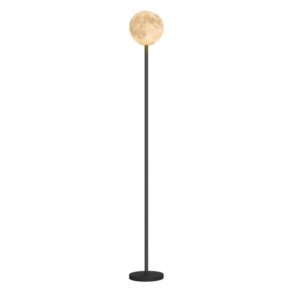 Verlichting - Staande lamp - Mond-look - Voetschakelaar - Zwart