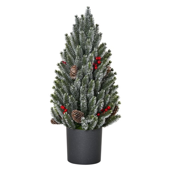 Kunstkerstboom - Zaza Home - Sneeuw bedekt - Besjes - Groen