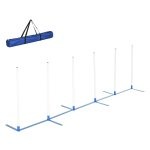 Hondentraining - Outdoor Life - Behendigheidstraining - Inclusief tas - Wit+blauw