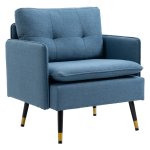 Stoel - Luxe design - Gestoffeerde zitting – Afneembare kussens - Zwart