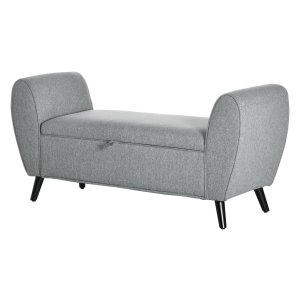 Bankbed - Comfortabel - Opbergruimte - Lichtgrijs