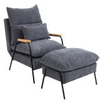 Relaxfauteuil - Luxe Relax - Televisiefunctie - Grijze bekleding