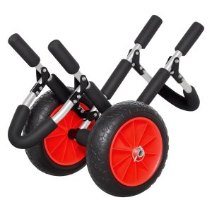 Surfkar - Opvouwbaar Surfwagentje - Met PU-banden en Aluminium Frame - Zilver