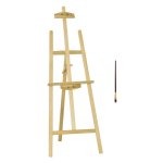 Schildersezel - Verstelbaar Studio - Driehoeksframe - Dennenhout - Natuurlijk