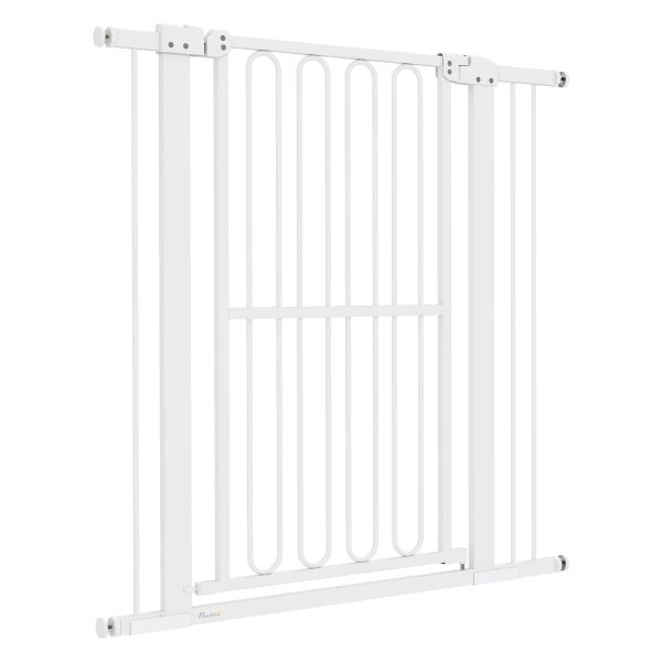 Hondenhekje - Veiligheid - Zonder boren - Wit