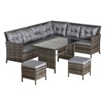 Tuinmeubelset - TrendyGarden - Loungeset - Polyrotan - Grijs