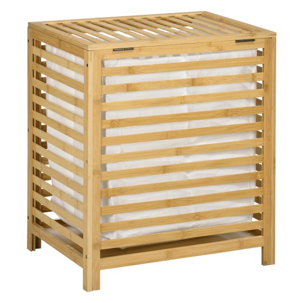 Wasmand - Duurzaam Beauty - Deksel - Uitneembare zak - Bamboe