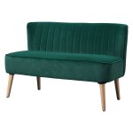 Houten Loungesofa - Comfortabel - Stijlvol - Donkergroen