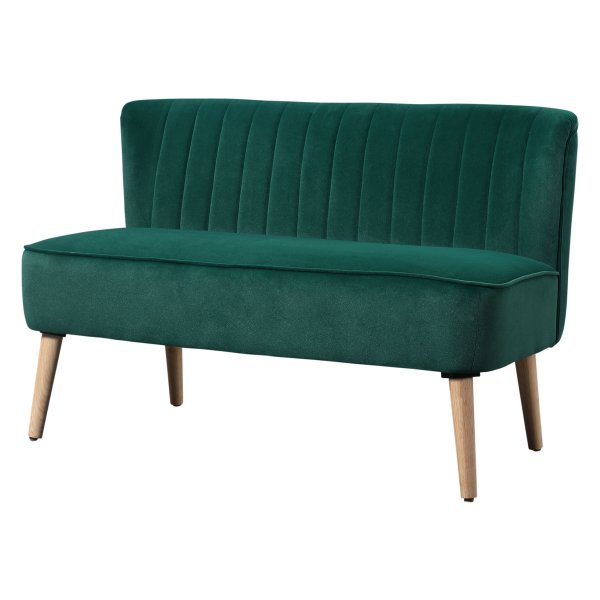 Houten Loungesofa - Comfortabel - Stijlvol - Donkergroen