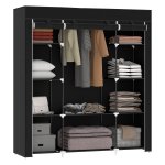 Kledingkast - TrendyLife - Ritssluiting - Stoffen - Grijs