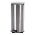 Prullenbak - Pedaalbediening – Zacht sluitend - Roestvrij staal