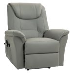Comfortabele Ontspanningsstoel - Luxe Massage - Verwarming - Lichtgrijs