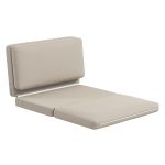 Logeermatras - Opvouwbaar - Deelbaar - Beige