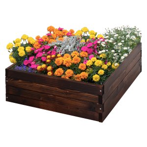 Moestuinbed – Groene Vingers - Plantenbak - Kruidenbed - Donkerbruin