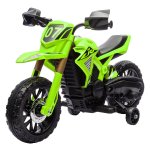 Kinder motorfiets - Elektrisch - Stabilisatiewielen - Groen