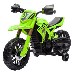 Kinder motorfiets - Elektrisch - Stabilisatiewielen - Groen