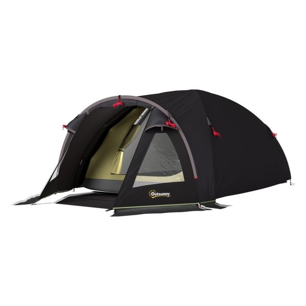 Tunneltent - Lichtgewicht - Stabiel - Zwart