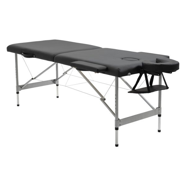Massagebankzones - Luxxus - 7 zones - verstelbaar - zwart