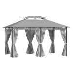Tuinpaviljoen - Waterdicht - Stevig - Grijs