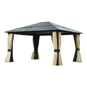 Tuinpaviljoen - Lichtdoorlatend dak - Antraciet