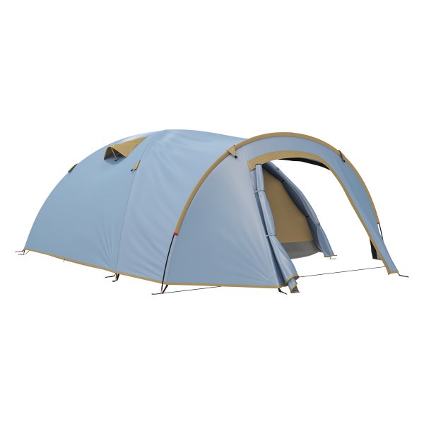 Campingtent - Tunneltent - 4-persoons - Waterdicht - Lichtblauw