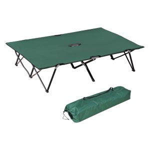 Campingbed - Opvouwbaar - Draagtas - Staalzwart