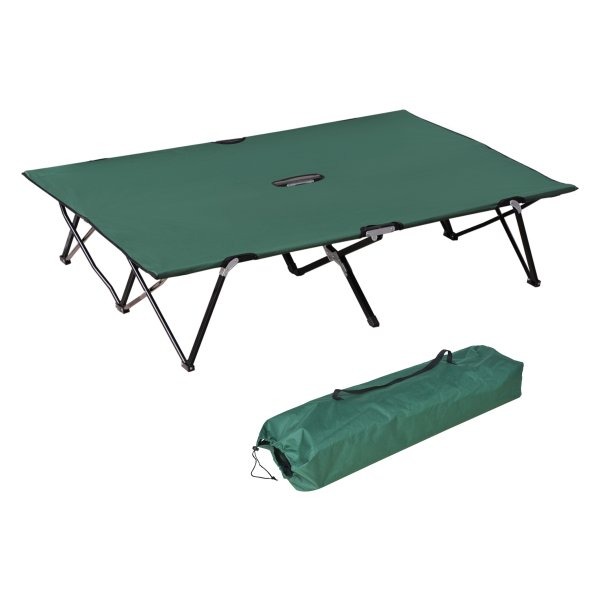 Campingbed - Opvouwbaar - Draagtas - Staalzwart