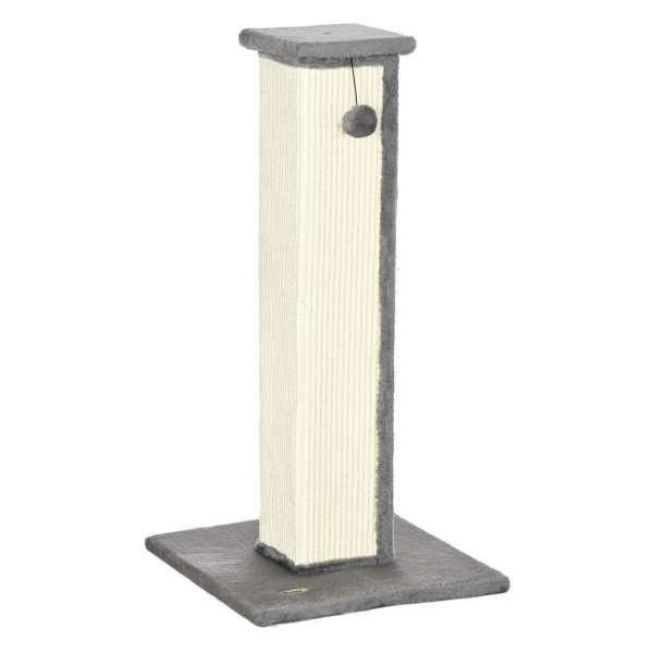 Krabmeubel - Sisal bekleding - Speelbal - Grijs/Crème