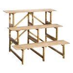Plantenrek – Florazon - Stevig & Ruimtebesparend – Natuurlijk hout