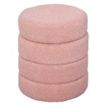 Poefwerp - Zacht & Roze - Teddy fleece - 120kg - roze