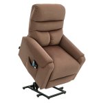 Massagestoel - Elektrische sta-op hulp - Massage & warmte - Bruin