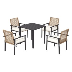 Tuinmeubelset - Outdoor Living - Loungeset - 5-delig - Bruin