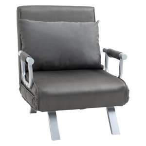 Fauteuil - ComfortMeubel - Slapende fauteuil - Gastenbed - Grijs