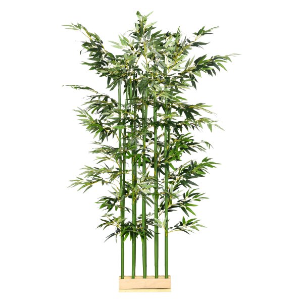 Decoratieve Kunstbamboeplant - Natuurlijke uitstraling - Gemakkelijk te onderhouden – Groen