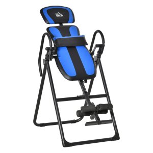 Zwaartekrachttrainer – Flexfit - Verstelbaar rugkussen – Inklapbaar - Zwart